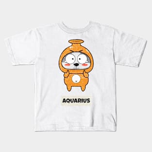 Funny Zodiac Baby Aquarius Kids T-Shirt